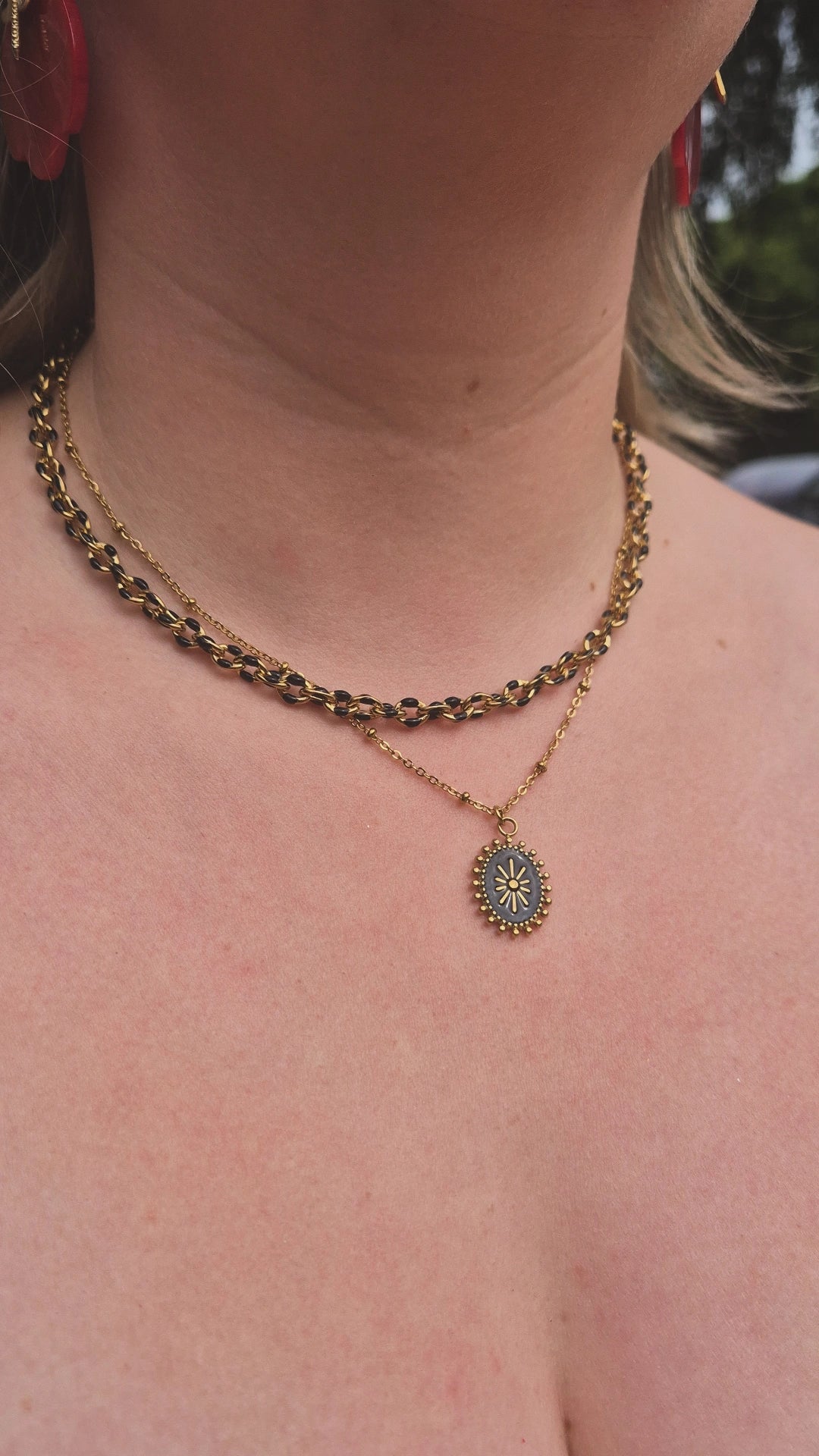 Collier double rang