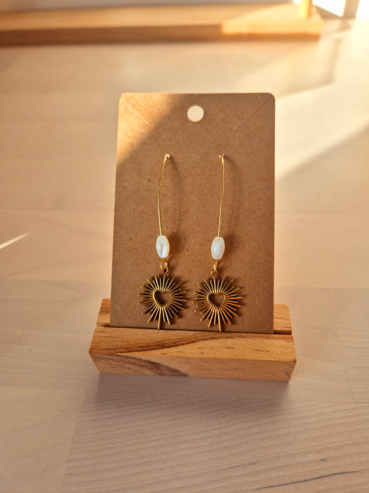 Boucles doreilles Soléa doré