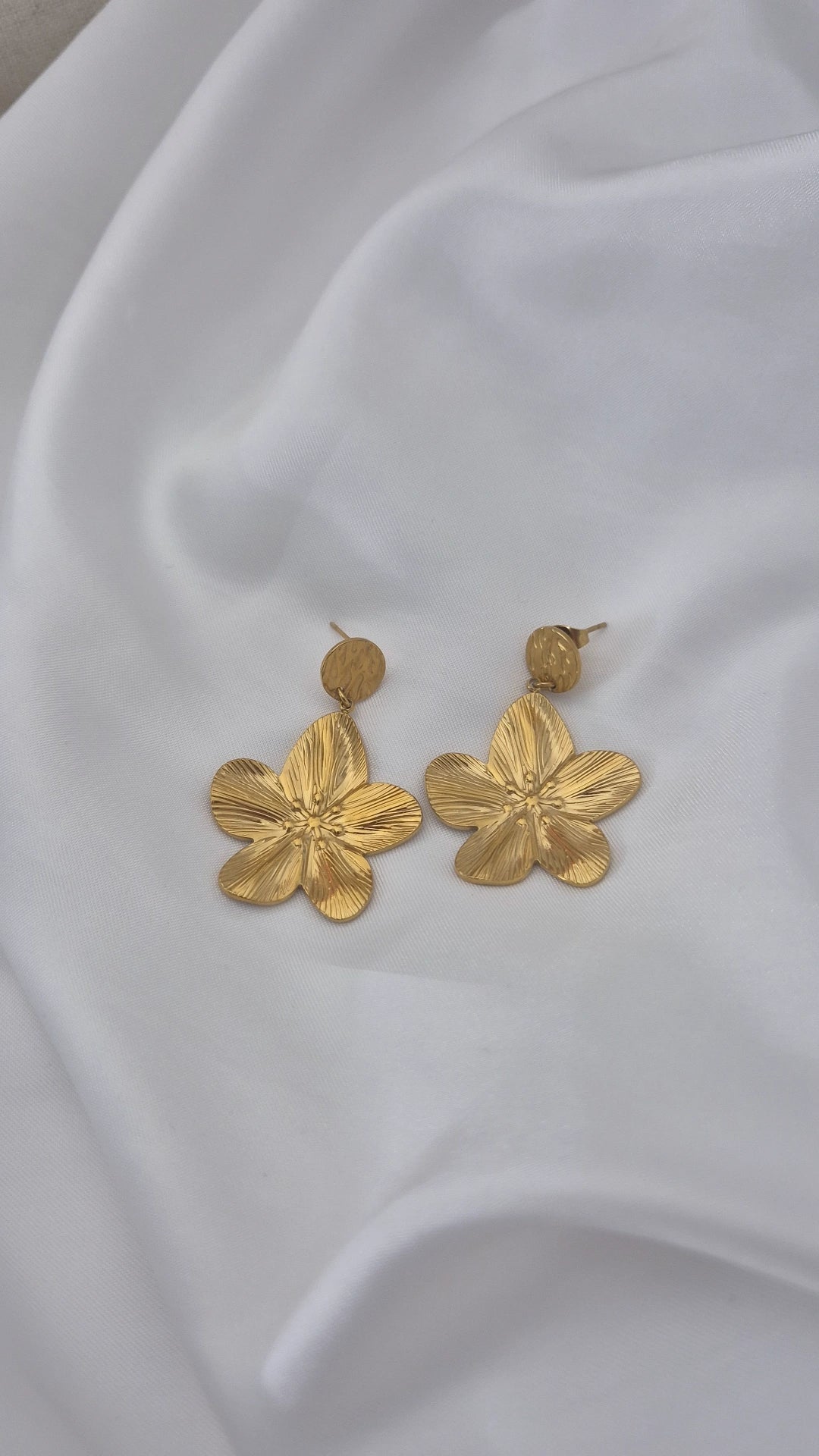 Boucles d'oreilles Camille doré ou argenté